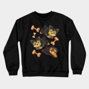 Yorkshire Terrier Pin! Crewneck Sweatshirt